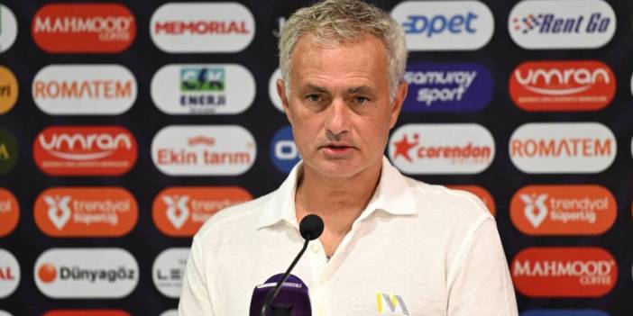 Jose Mourinho'dan sitem dolu açıklama! "Süper Lig'in statüsünden memnunsunuz herhalde"