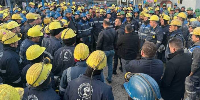 Yüzlerce madencinin eyleminde üçüncü gün: Kontrol ekibi madene indi