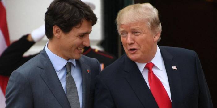 Trump, Trudeau'yu yeniden "vali" olarak nitelendirdi
