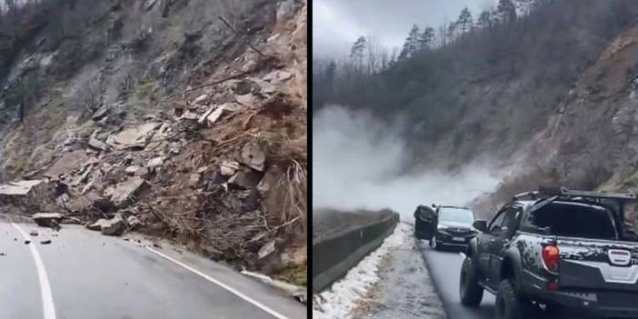 Artvin’de heyelan üstüne heyelan: Hopa-Borçka karayolu ulaşıma kapandı