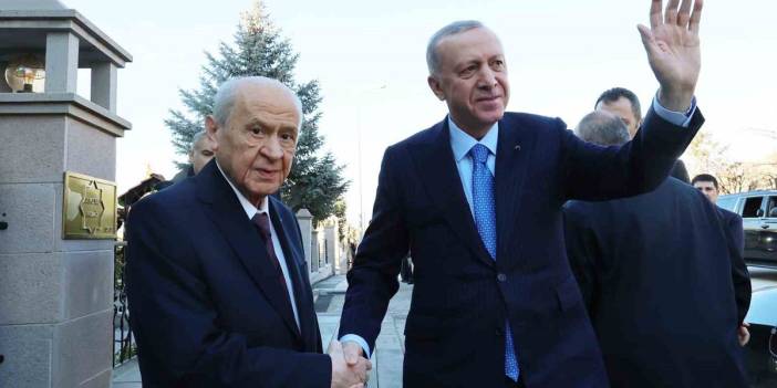 Erdoğan-Bahçeli görüşmesi sona erdi