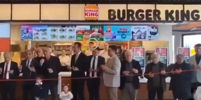 AK Parti’nin ‘boykot listesi’ndeki Burger King açılışları sürüyor: Bir şube daha dualarla açıldı