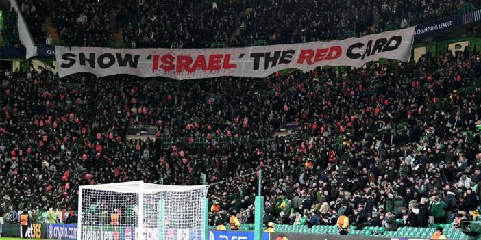 Şampiyonlar Ligi'nde Gazze protestosu: İsrail'e 'kırmızı kart'