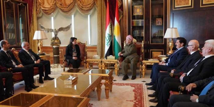 DEM Parti, Mesut Barzani ile görüştü