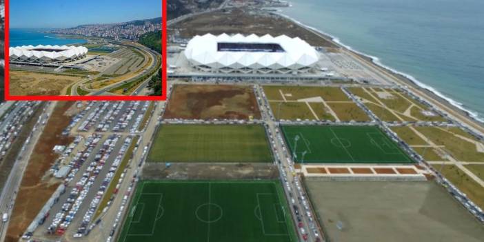 Trabzonspor'un Stadyumu'ndan korkutan görüntü! Stat çöküyor mu? Uzmanından korkutan açıklama