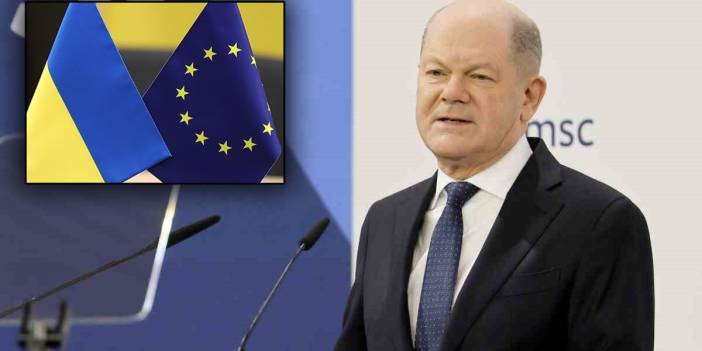 Scholz: AB liderleri Ukrayna konusunda anlaşmak için toplanacak, biz olmadan bu iş yürümez