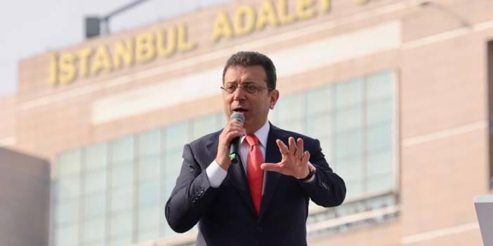 İmamoğlu Çağlayan'da ifade veriyor