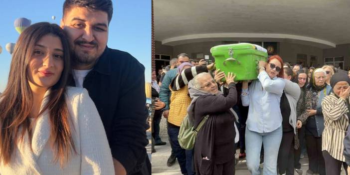 2 ay önce evlenmişlerdi! Eşinin satırla katlettiği Sevcan hemşirenin tabutunu kadınlar taşıdı