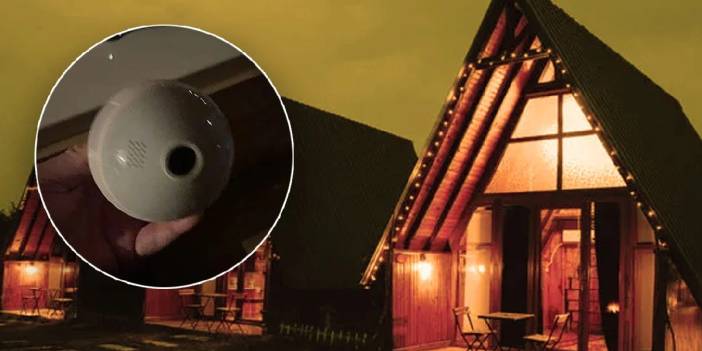 Tatilde iki kez kontrol edin! Bungalovda gizli kamera skandalı: Yatak odasında bulundu! Polis harekete geçti