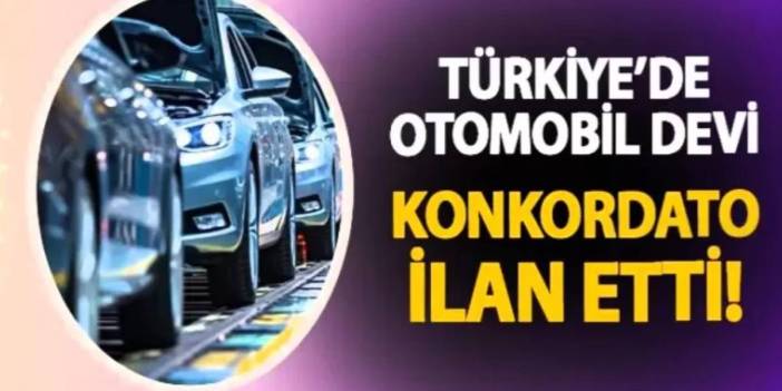 Türkiye'nin yedek parça devi konkordato ilan etti! Mahkeme kararını verdi: Üç komiser atadı