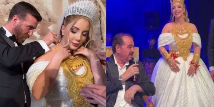 Sosyal medya fenomeni o gelinin düğünü olay oldu! Takılar havada uçuştu: Düğününde İbrahim Tatlıses sahne aldı