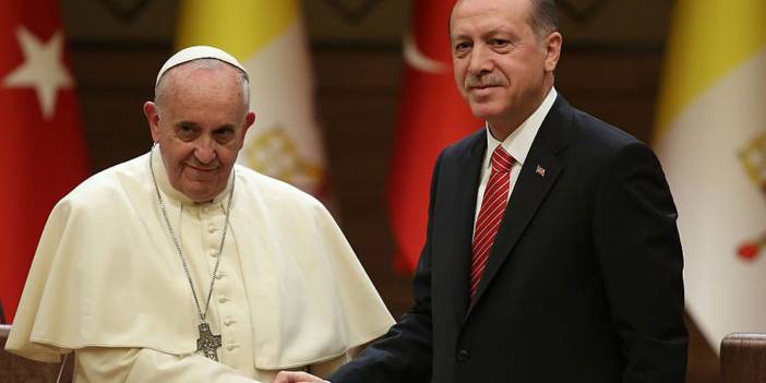 Cumhurbaşkanı Erdoğan'dan Papa için taziye mesajı