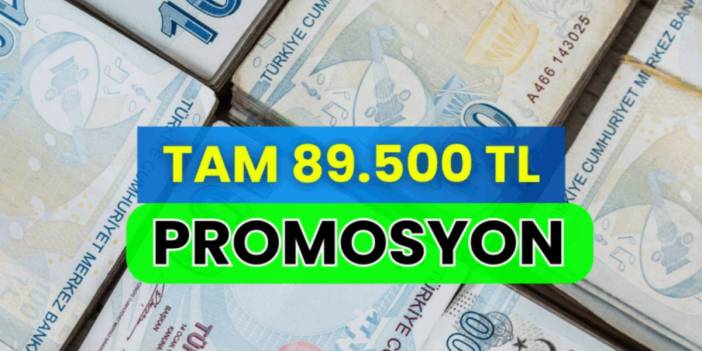 Devlet bankasından emeklilere müjde gibi müjde: Tam 89 bin 500 TL promosyon ödemesi yapılacak!