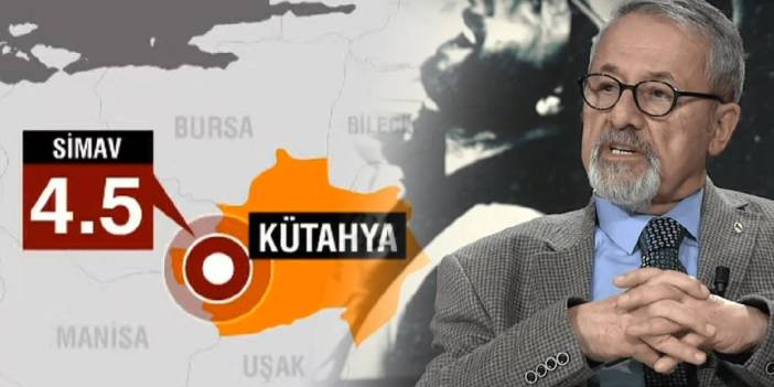 Kütahya'da peş peşe depremler! Prof. Dr. Naci Görür uyardı: "Bölge gerilim altında!"