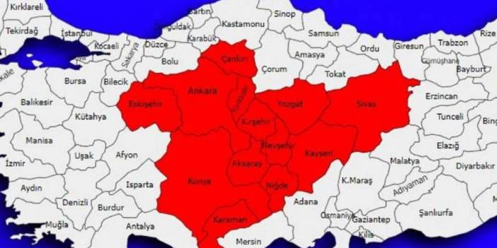 Ankara, Eskişehir, Konya, Kayseri ve Nevşehir içi tarih verildi! Cuma gününe kadar sürecek, acilen önlem alın