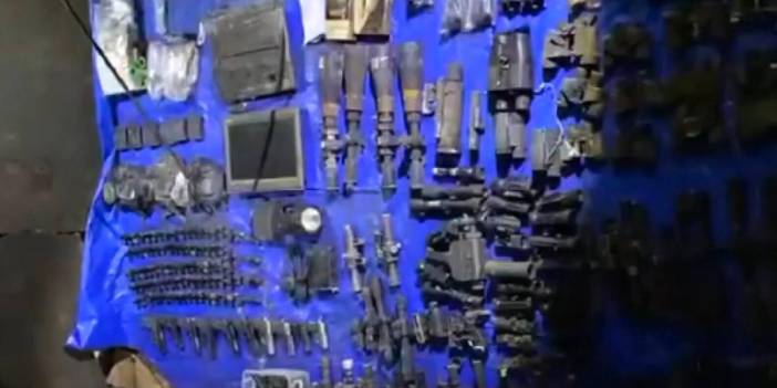 MSB: Irak'ın kuzeyinde teröristlere ait mağara imha edildi