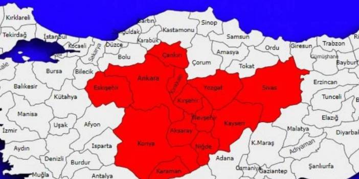 Ankara, Konya, Kayseri, Sivas ve Aksaray'a Pazartesi uyarısı verildi! Aniden vuracak ıslatıp geçecek. Hazırlıklı olun