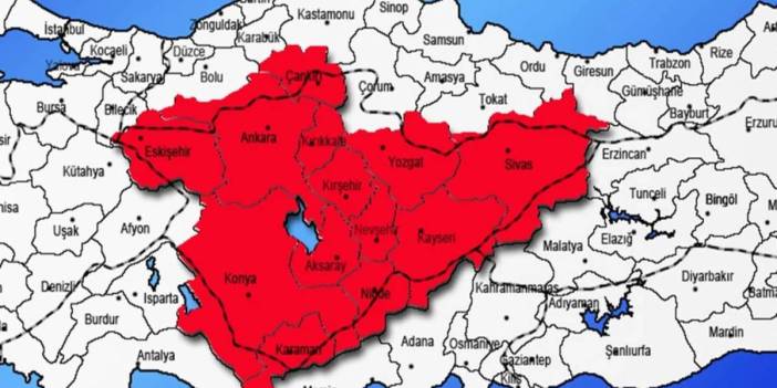 Çankırı, Kırşehir, Aksaray, Konya ve Ankara'ya 10 Mayıs uyarısı yapıldı. Aniden düşecek, tam 10 gün boyunca sürecek