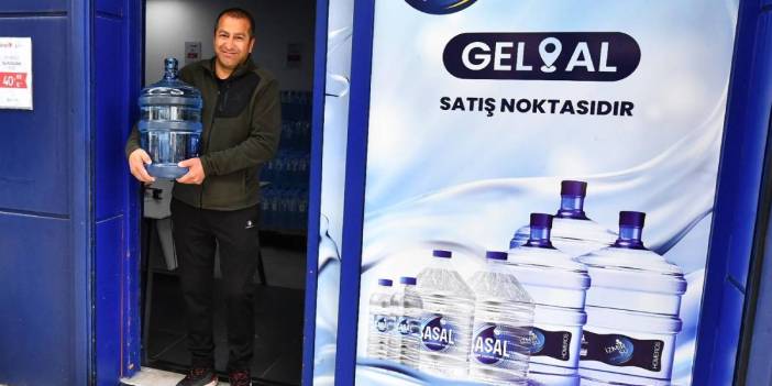 Büyük ilgi gören hizmet! 'Gel Al' su satışı ile vatandaş 40 TL'ye sağlıklı damacana suya ulaşıyor