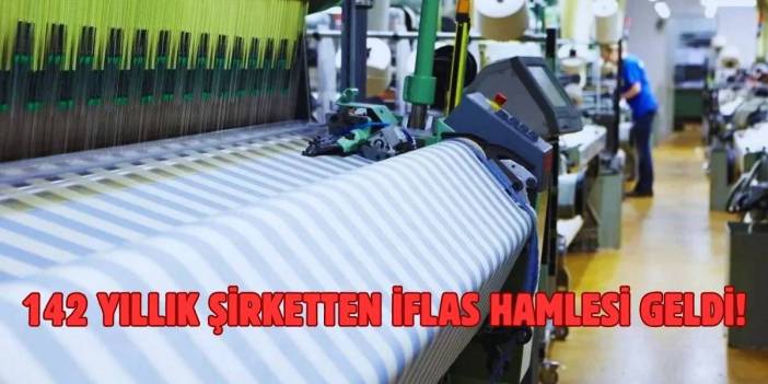 142 yıllık dokuma fabrikası iflas bayrağını çekti! Mahkeme kararını verdi. 90 çalışan işsiz kalacak