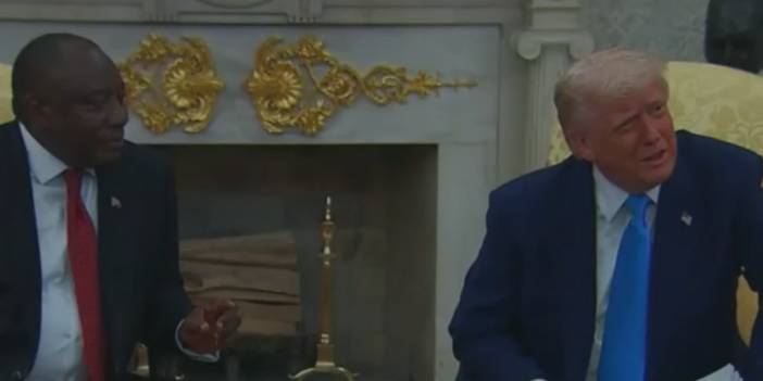 Trump, Katar uçağı sorusuna sinirlendi, muhabiri kovdu