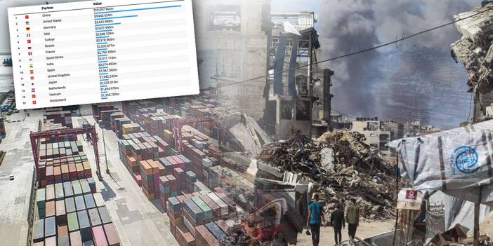 Katliamlar sürerken ticaret rekoru: Türkiye, İsrail’e en çok mal satan 5. ülke oldu
