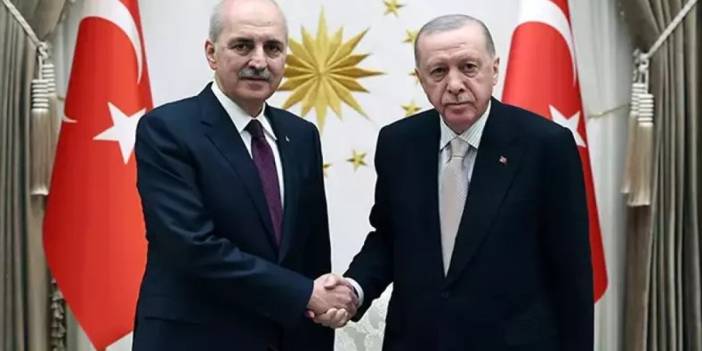 Erdoğan, TBMM Başkanı Kurtulmuş’u kabul etti
