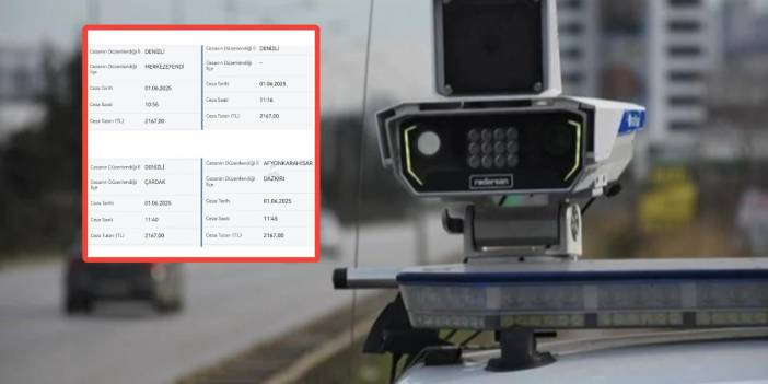 Radar tuzağı gibi! 1 saat içinde peş peşe ceza şoku: Binlerce lira yazıldı