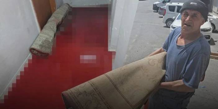 Kurban Bayramı’nın ilk gününde kanalizasyon taştı: Evleri kurban kanı bastı