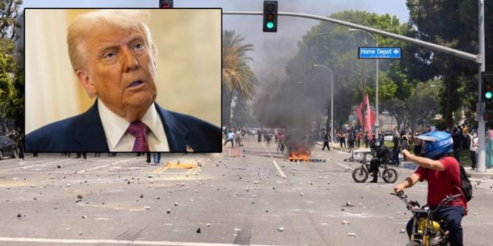 Trump’tan göçmen protestolarına ilişkin mesaj: Düzeni sağlamak için çok sert olacağız