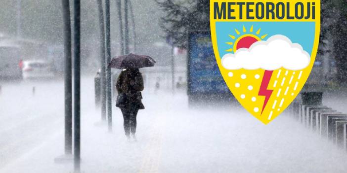 Evden çıkarken önleminizi alın! Meteoroloji 21 il için uyarı yaptı: Kuvvetli sağanak yağış…