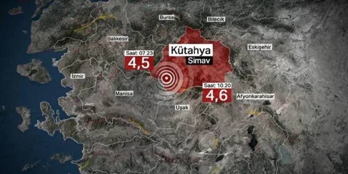 Haritalarda yer almayan tehlike: Simav’da 1.5 ayda bin 250 Deprem meydana geldi
