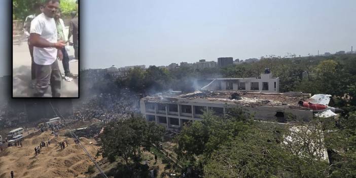 Hindistan'daki uçak kazasında hayatta kalan tek kişi o anları anlattı: Ayağa kalktım ve koştum