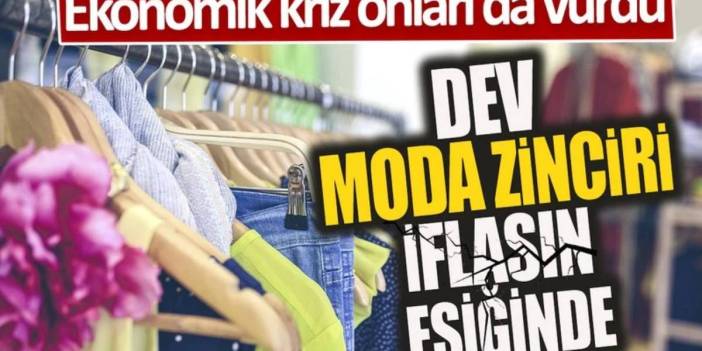 Moda zinciri iflas etti! 23 mağazanın geleceği belirsiz: 150 çalışan kapı dışarı edilecek