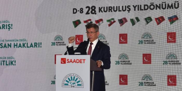 Davutoğlu’ndan İslam dünyasına 'İsrail' çağrısı: Hamaset değil, yaptırım gerekir