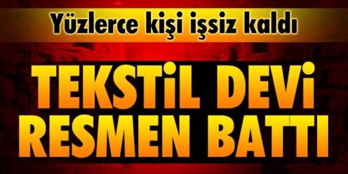 700 çalışanı bulunuyordu: Türk giyim devi resmen iflas etti!