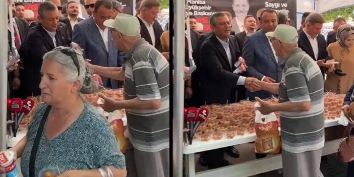 Özgür Özel, Ferdi Zeyrek için lokma dağıttı