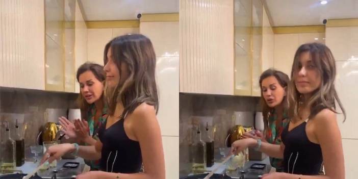 Bahar Candan’ın helva kavururken güldüğü video sosyal medyayı ayağa kaldırdı!