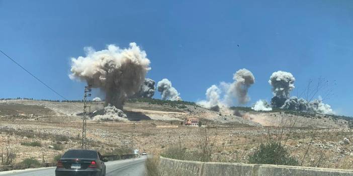 İsrail'den Lübnan'ın güneyine hava saldırısı: Sığınak delici bombalar kullanıldı