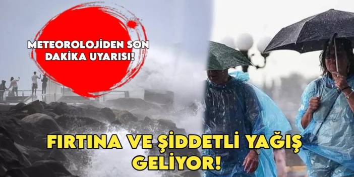 Meteoroloji Müdürü 'SON DAKİKA' diyerek uyardı: bu gece başlıyor! Fırtına ve şiddetli yağış geliyor, O iller için 'sel' alarmı