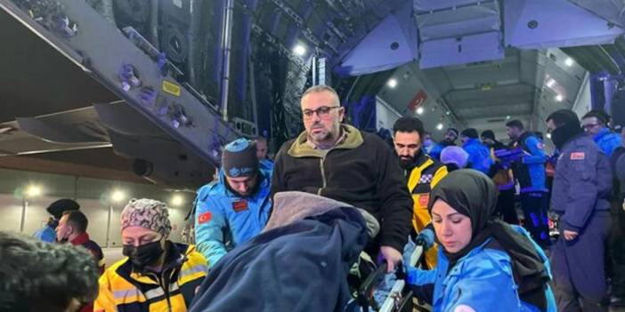 Gazze'den tedavi için Türkiye'ye 4 yaralı getirildi