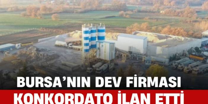 TOGG'un Gemlik'teki tesisi için üretim yapıyordu: Bursa'nın beton devi konkordato ilan etti!