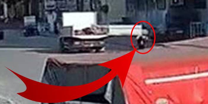 Açık unutulan kamyonet kapağı ölüm getirdi! 15 yaşındaki genç kızın ölümü kamerada