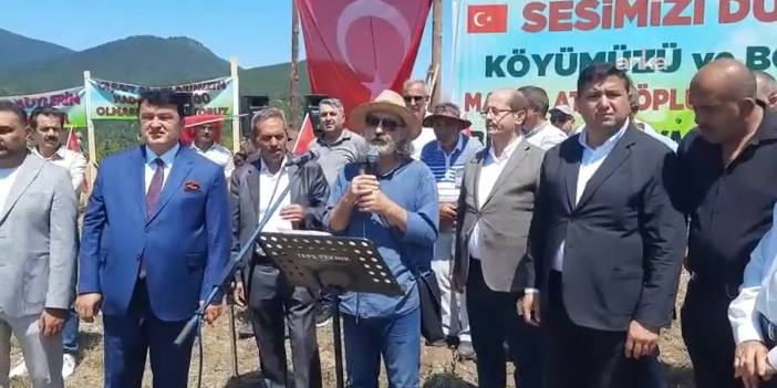 Sivas'ta siyanür havuzu protestosu: Tarım yapamaz hale geldik, şimdi de topraklarımıza göz dikiyorlar