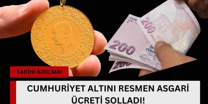 Türkiye'de tarihi kırılma: Bir Cumhuriyet altını, asgari ücreti solladı! 2003'te 2.5 altın alınıyordu, şimdi...