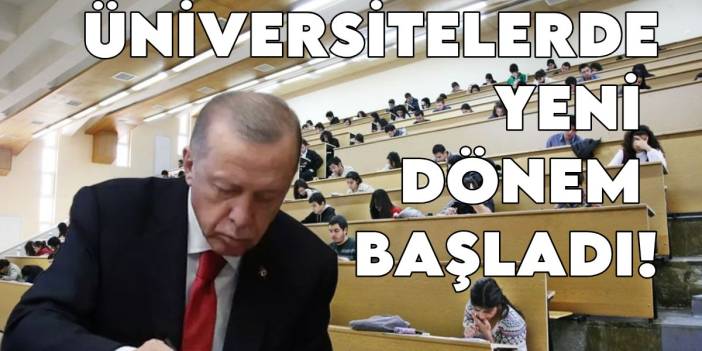 Erdoğan'ın imzasıyla üniversitelerde yeni dönem! 'Emine Erdoğan Enstitüsü' kuruldu, çok sayıda fakülte kapatıldı