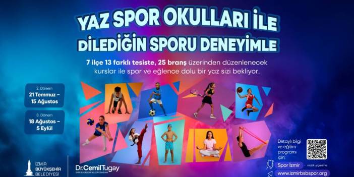 Yaz Spor Okulları’nda ikinci dönem kayıtları başlıyor