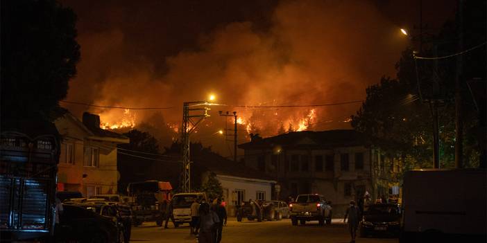 Sakarya'da orman yangını büyüyor! Bir mahalle tahliye edildi