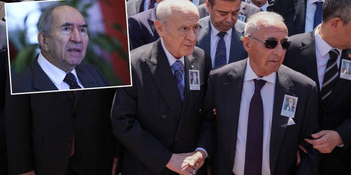 Altan Öymen için TBMM'de cenaze töreni: Bahçeli ile Hikmet Çetin el ele yürüdü