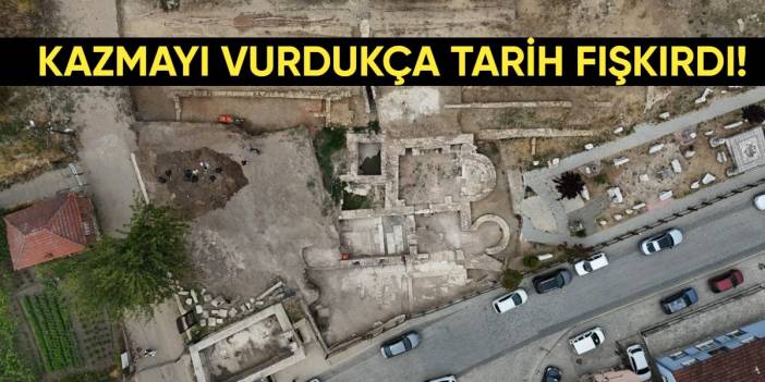 Düzce'de kazma her indiğinde tarih fışkırıyor! Antik tiyatroda Bizans'a ait ibadethane bulundu